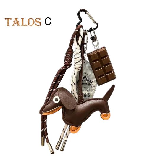 Tauveske Charms for veske Veske Charm Hengende Ornament Ryggsekk Charm Vintage Metallspenner Skolesekk Skulderveske Nøkkelringanheng