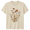 Beautiful Rustic Boho Wildflower T-Shirt Nature Floral Art Gift For Him And Her