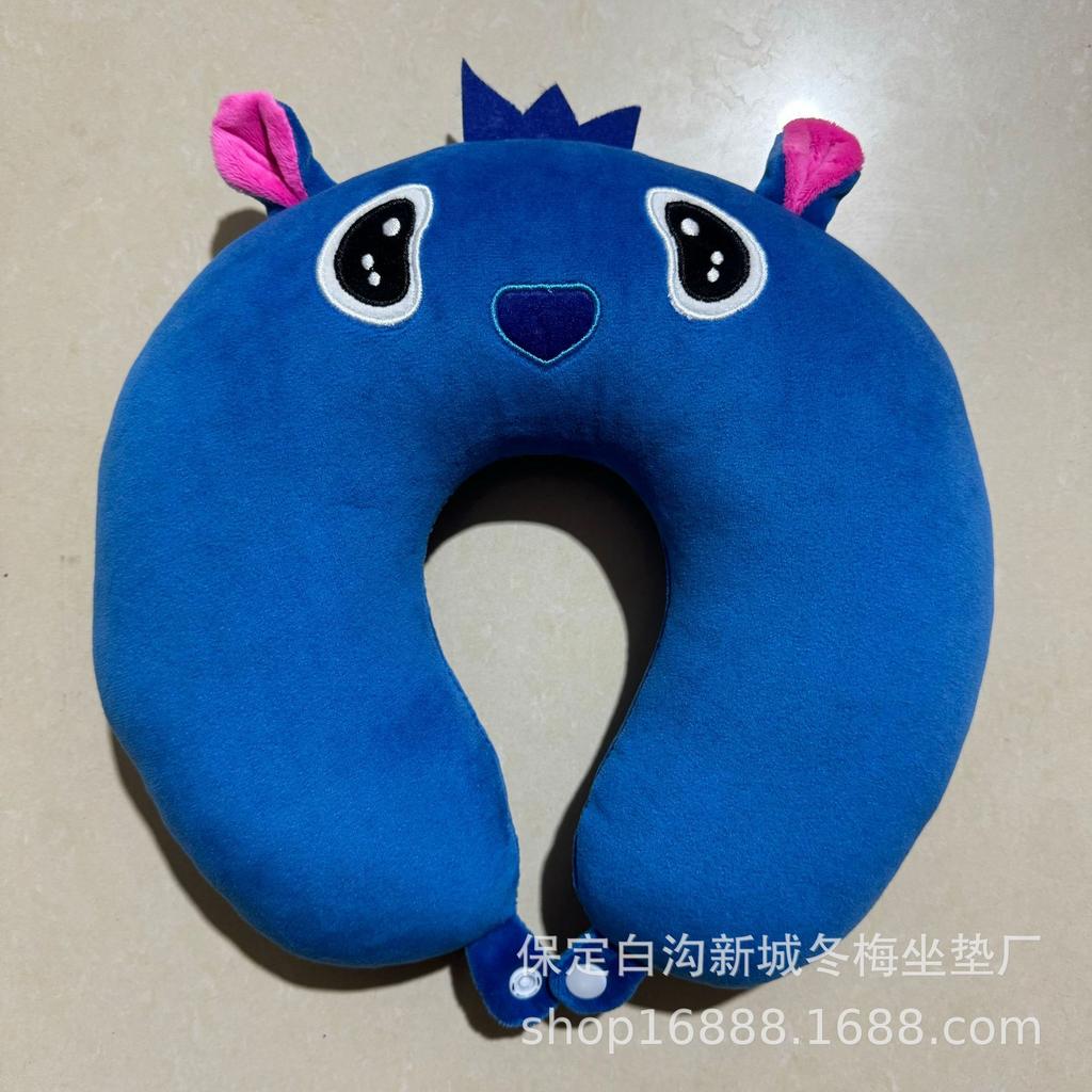 Cute Cartoon Neck Pillow Throw Pillow U-shaped Pillow Plush Toy Comfortable Nap Pillow