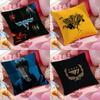 Cushion Cover Anti-dustmite Pillowcase Invisible Zipper Silky Short Plush Sofa Cushion Cover The EminenceIn Shadow Anime