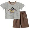 Disney Mickey Striped Summer Boys' T-Shirt & Shorts Set