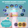 Cartoon Projection Flashlight For Kids 7 Cards 56 Patterns Children Fun Light Bedtime Projector Educational Toys For Boys Girls