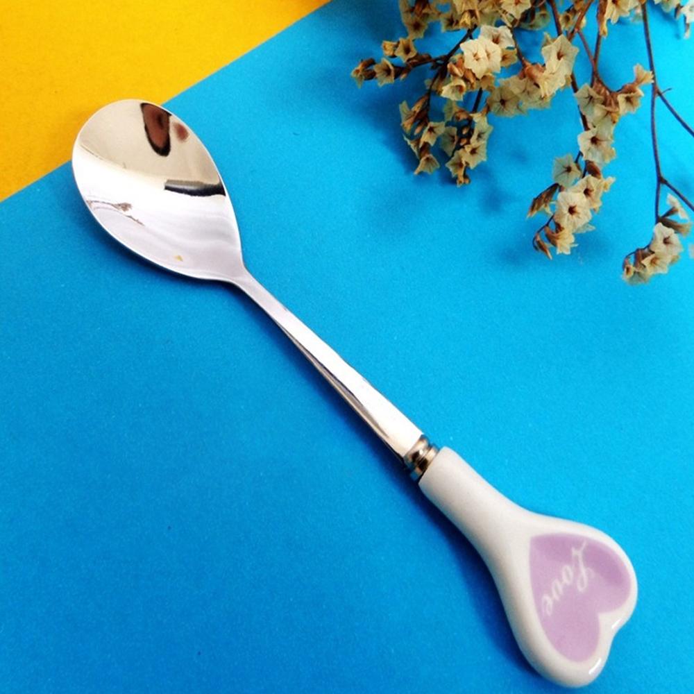 1/3/5PCS Stirring Coffee Spoon Ice Cream Dessert Long Handle Creative Cute Kitchen Supplies Cutlery Teaspoon Multicolor