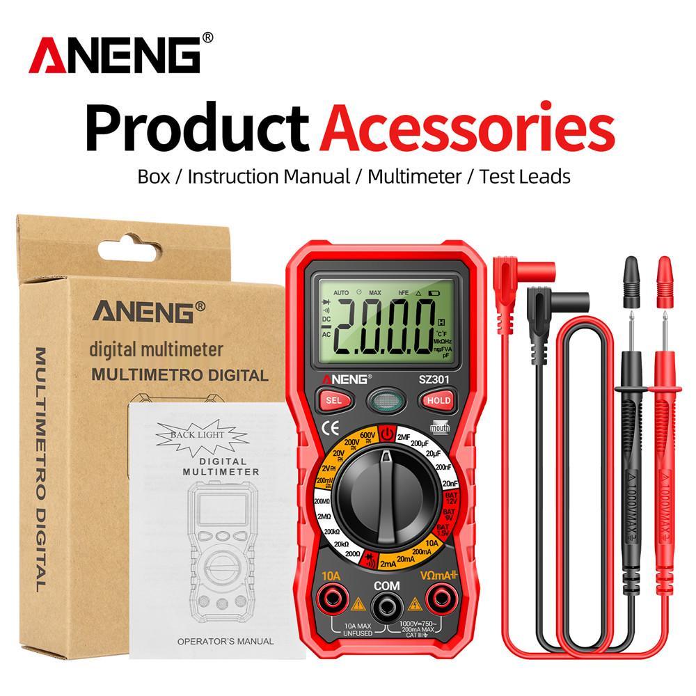 

ANENG High Precision Multi-function Digital Multimeter for Electricians SZ302