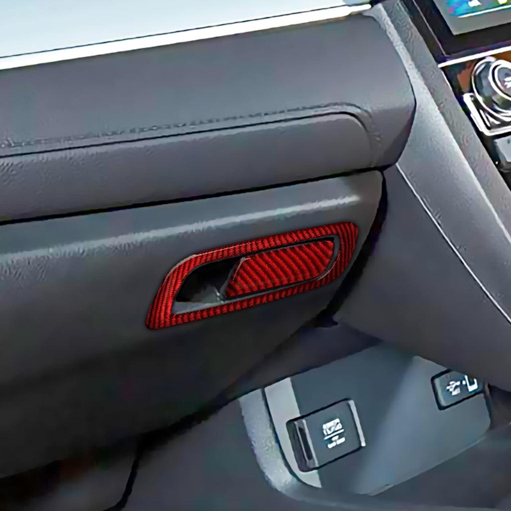Civic 10th Generation Car Passenger Glove Box Handle Frame Sticker