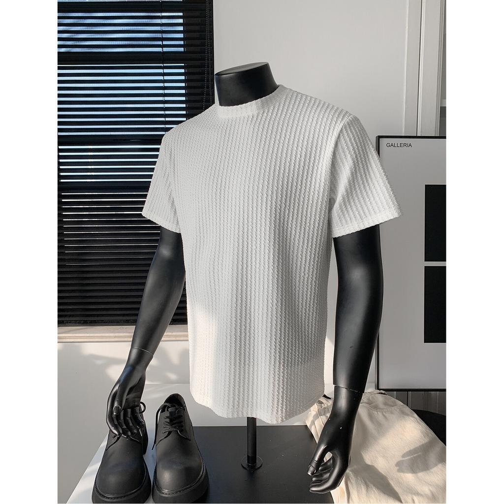 Pit Strip Short-Sleeved T-Shirt Men'S Half-Sleeved Bottoming Shirt Loose And Versatile Japanese Summer Youth T-Shirt