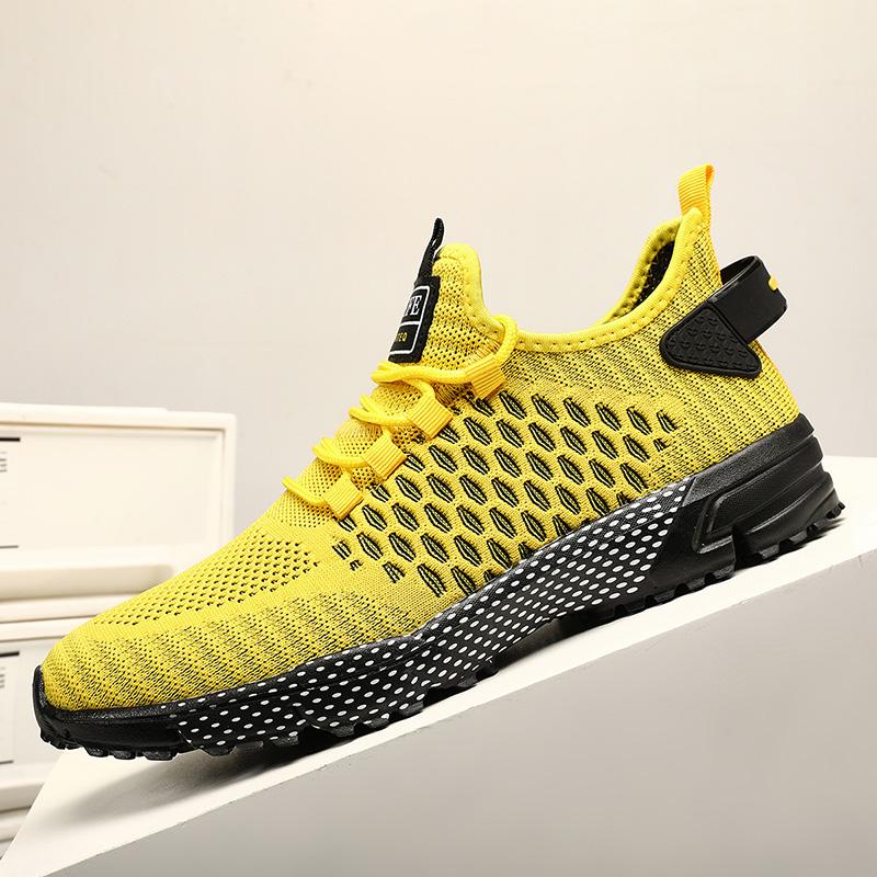 40-47 сезон 4 мужская обувь легкая дышащая сетчатая обувь мужские кроссовки кроссовки — фото 6