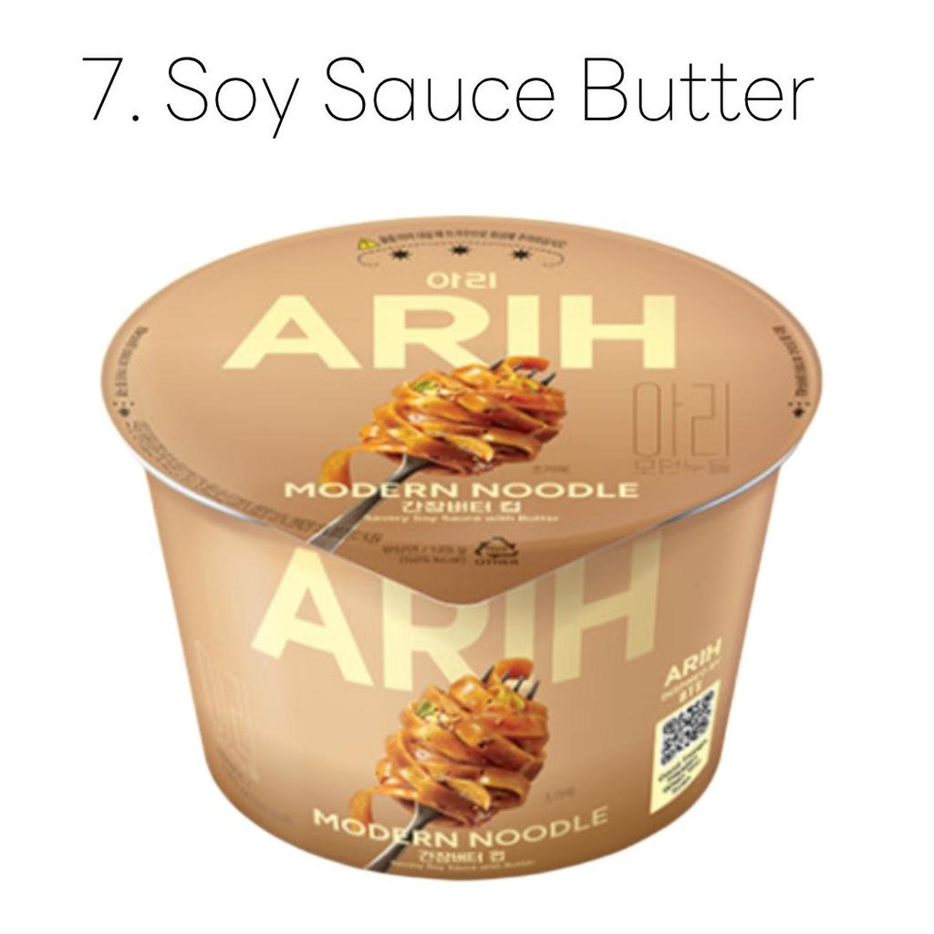 Paldo ARIH Copo Moderno para Macarrão Ramen 7 Sabores BTS Macarrão Ramen Ramyeon