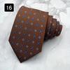 Gravata masculina, vestido com padrão retrô, acessórios casuais de negócios, fonte preferida