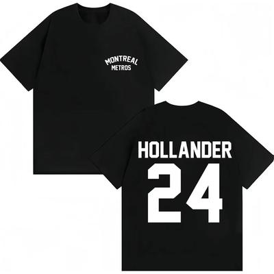Heated Rivalry Shane Hollander 24 Montreal Metros TshirtS Mens Fashion Vintage Popular T Shirt Oversized Cotton ONeck Tshirts