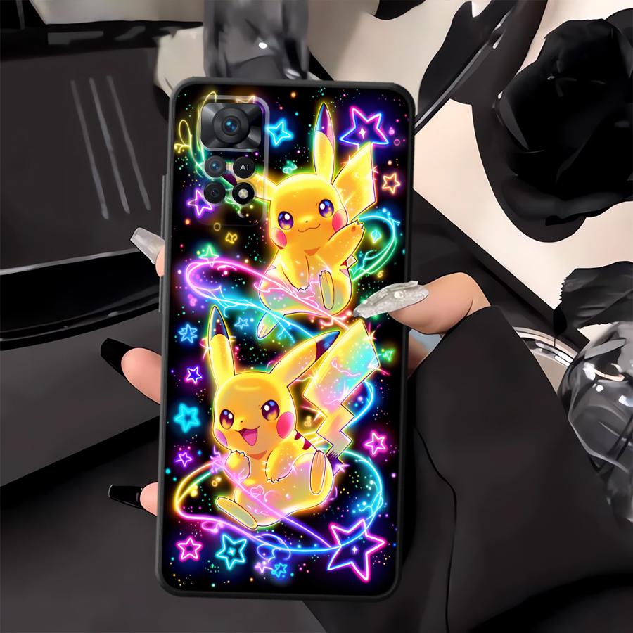 Cute Pokemon Pikachu Case for Xiaomi Redmi Note 14 12 Pro 13 Pro Plus 7 8 10 11s 12s 11 10S 9S 9 Funda Phone Cover