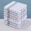 Vintage  Cotton Kitchen Towels - 6/12 Pack, Low Lint, Space-Themed Plaid Design, Hand Wash Only, Ideal for Home & Dining