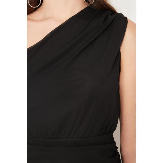 Vícebarevné vypasované lemované pletené šaty s květinovým vzorem