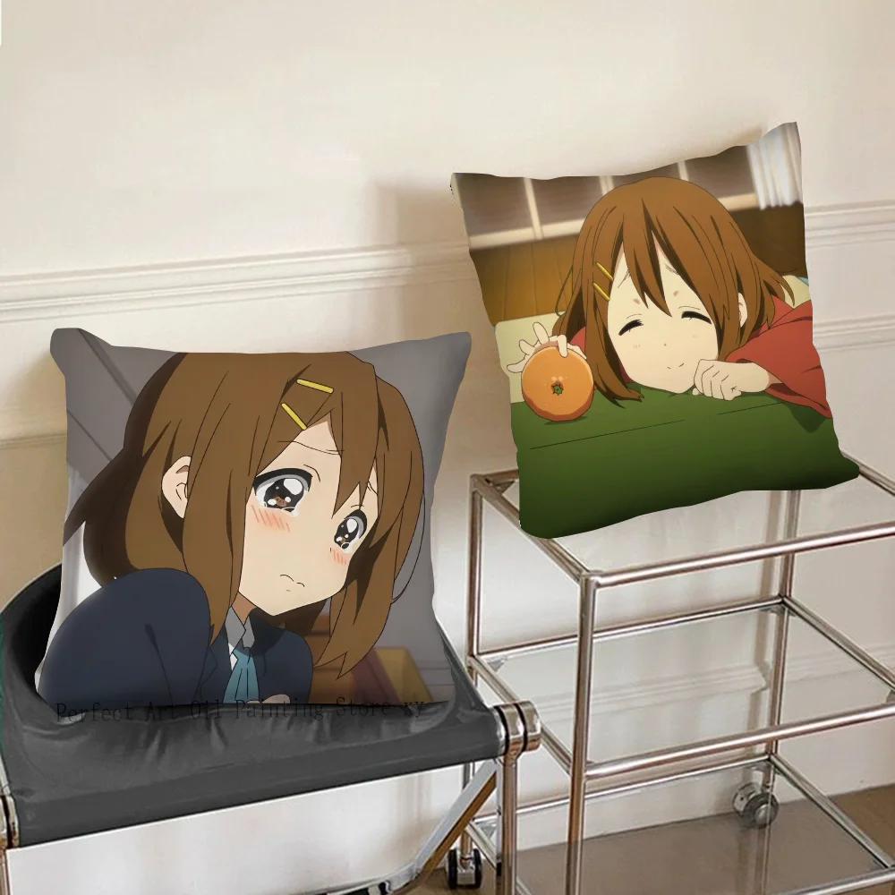 1pc K-ON Pillow Case Square Bedroom Sofa Leisure Comfort Cushion Car Living Room Home Decoration