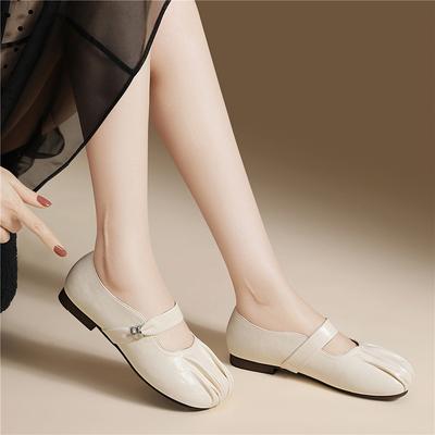 Soft-soled Mary Jane Single Shoes Are Gentle, Small and Fresh, Small Leather Shoes, Doudou Shoes, Fashionable Spring and Summer New Flat-soled 
