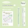 Planwith 3-in-1 Multi Gel Pen,Ins Pastel Color 0.5mm Effortless Writing For Color-Coded Notes,Journaling,Highlighting,Studying