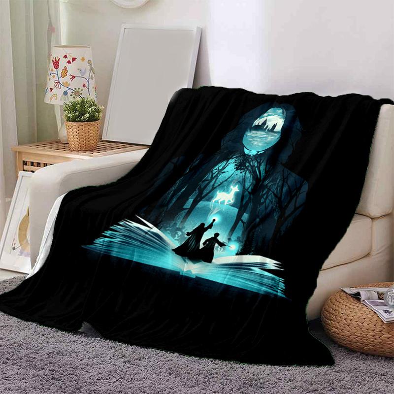 

Harry Potter: The Enchanted Forest Adventure T-ShirtPrint Blanket, Soft Blanket For Sofa Office Bed And Travelling Daughter Birthday Gift es 130cm×150cm（50in×60in）