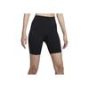 Nike Solid Color Slim Fit High Waist Sports Shorts Women Shorts Black FN3207-010