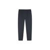 Anta Running Series Solid Color Mid Waist Straight Leg Nine Point Casual Pants Men Bottoms Black 152425304-1
