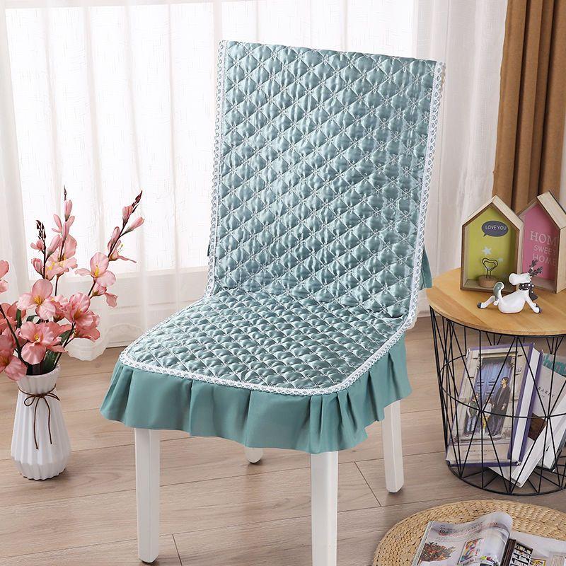 One-piece Dining Table and Chair Cover Dining Chair Cushion Chair Cover Set Household Chair Cushion Rectangular Round Coffee