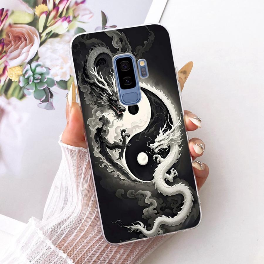 For Samsung Galaxy S9+ Case Soft Silicone Protective transparent Fashion Phone Case For SamsungS9 S 9 Plus Clear Cover Coque