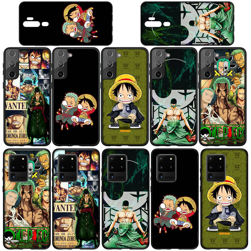 Phone Case for iPhone 17 15 16 Plus X Redmi Note 14 12 11 13 Pro Max Huawei P30 P20 Lite OPPO A60 A40 A80 A16 Cute Luffy One Piece Roronoa Zoro Cover