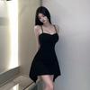 Suspender Dress New Slim and Thin Sexy A-word Skirt New Nightclub Work Clothes Hip Skirt