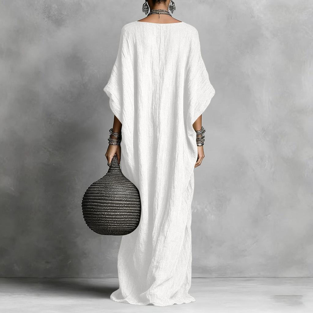 Abito Lungo Retro Casual e alla Moda da Donna
