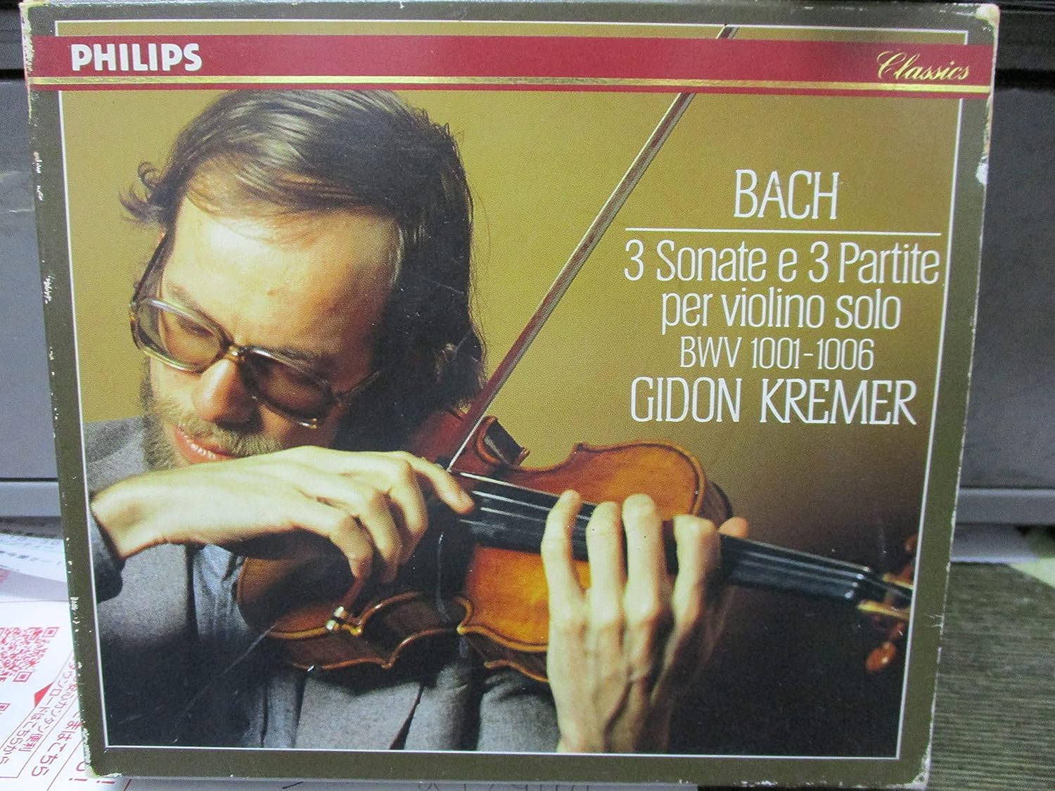 

CD J. S. BACH - Sonatas and Partitas for Solo Violi PHCP1700 Japan ObiClassical Used