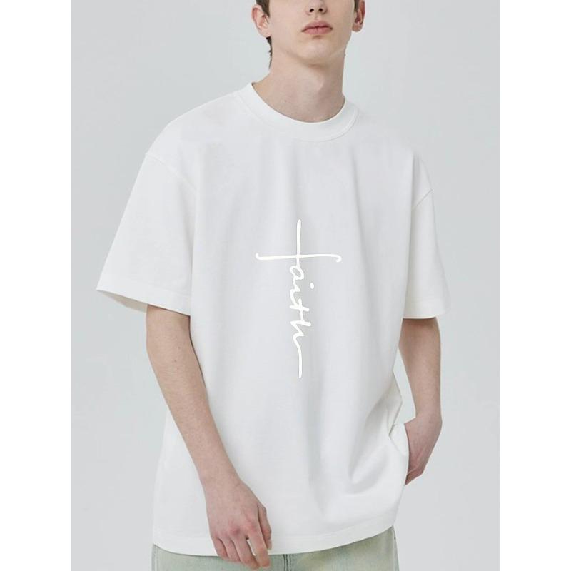 Černé tričko s potiskem kříže víry pro volný čas