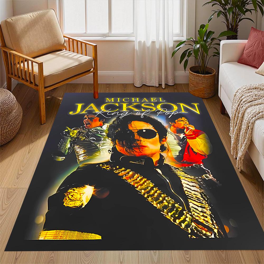 Michael Jackson Dangerous Tour Carpet Suitable for Foyer Balcony Hallway Game Room Anti-slip Rug Decorate Offices Spiritual Gift