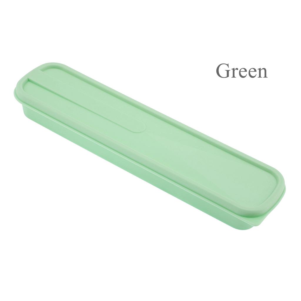 4 Colour Portable Tableware Storage Box for Cutlery Kit, Travel Tableware Case Internal Length 22.2mm