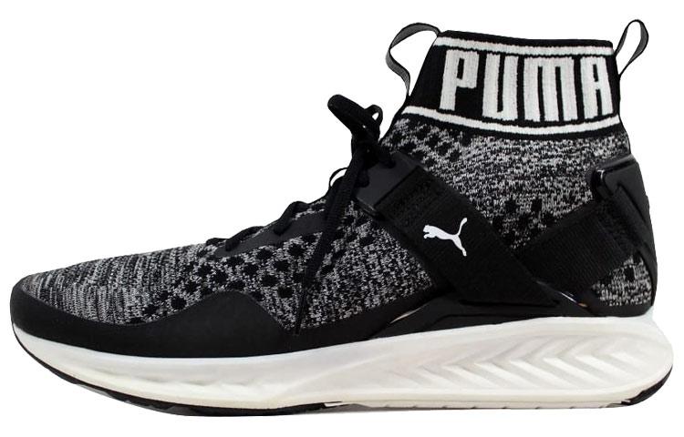 PUMA Ignite EvoKnit Black/Quiet Shade White 189697-01 36