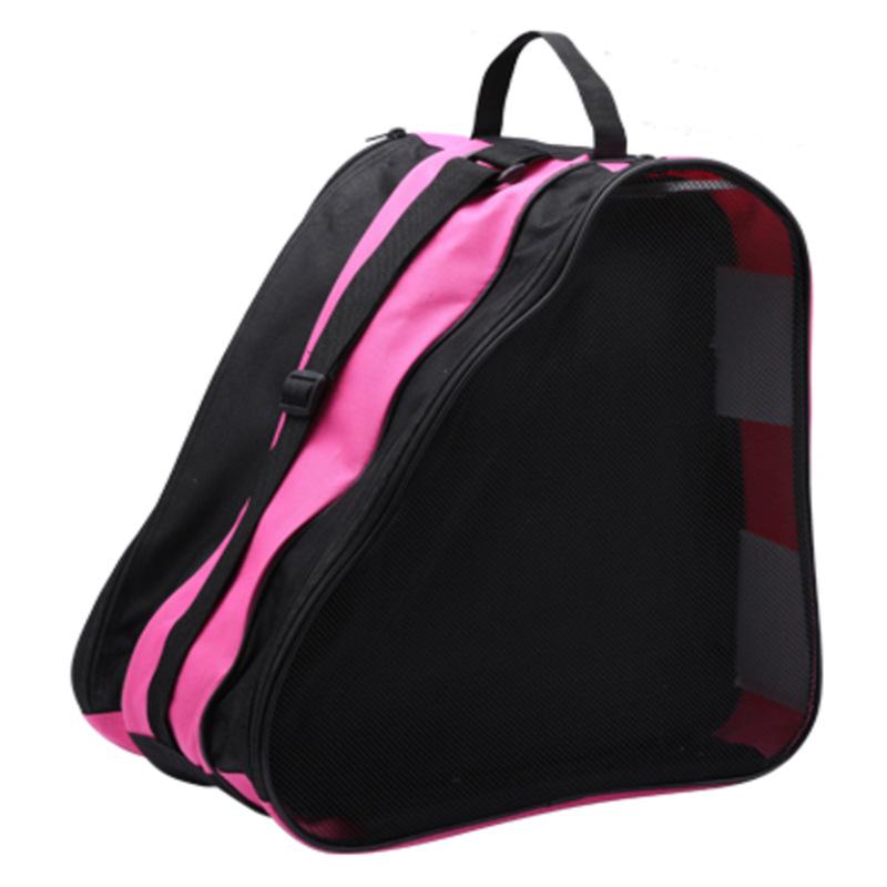 Zhenku Rollschuh- & Eislauf-Tasche - Kinder- & Erwachsenen 3-lagige Einzelschulter-Aufbewahrungstasche für Schlittschuhe