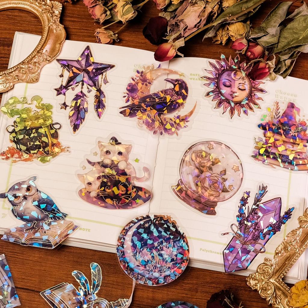 30-90 New Products Pet Waterproof Laser Cold Hot Graffiti Stickers Decorative Stickers