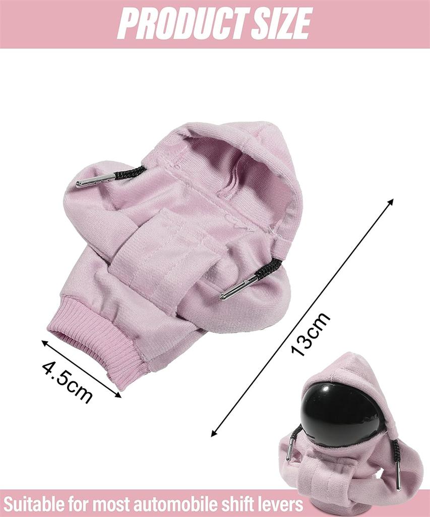Gear Shift Hoodie Cover Car Shift Sweat-shirt Hooded Sweatshirt Change Knob Lever Sweatshirt Car Gear Wear Sweater For Gearshift