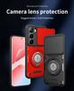Anti-slip Armor Shockproof Case For Infinix Hot 60i 4G 60 5G Hot 60Pro Plus Camera Lens Protection Metal Ring Stand Back Cover