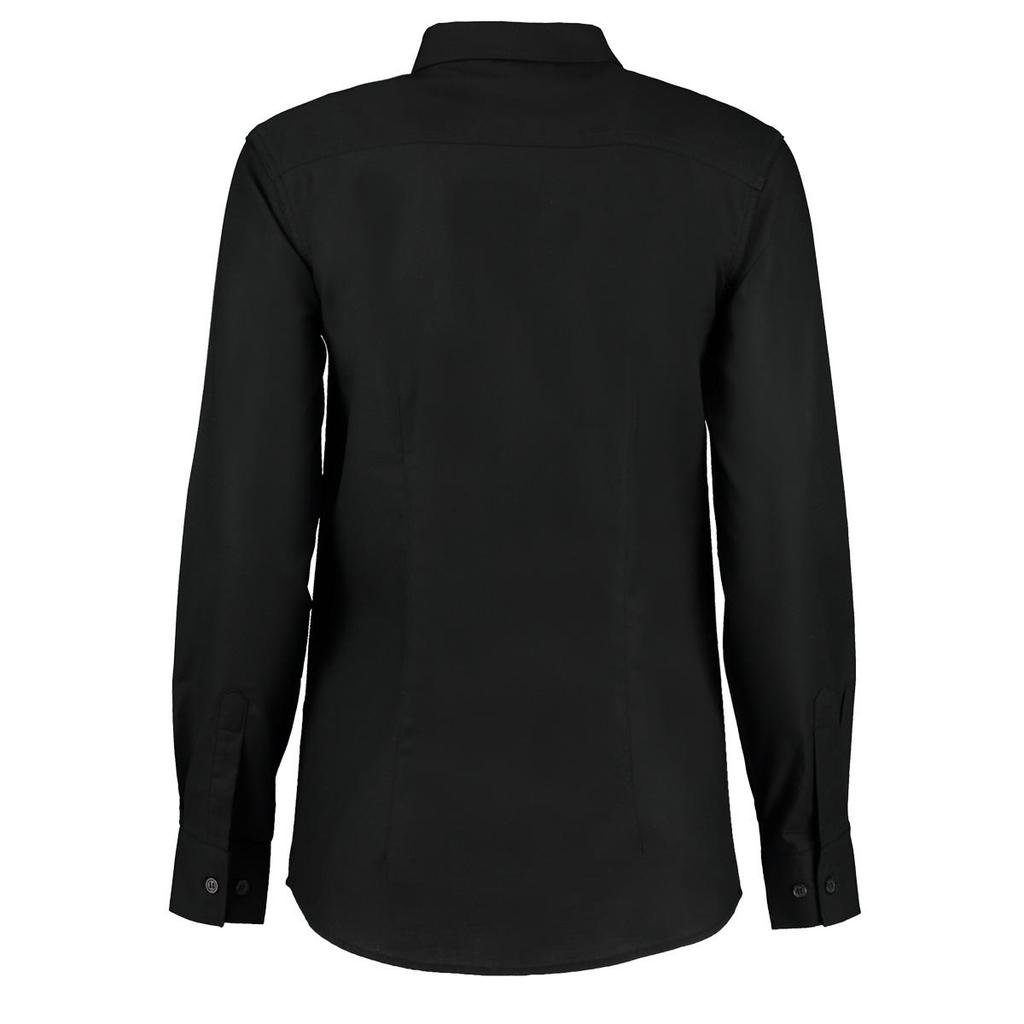 Kustom Kit Ladies Workwear Oxford Long Sleeve Shirt