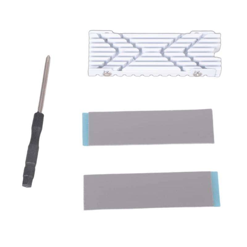 Thin M.2 2280 SSD Heatsink Featuring Multiple Heat Paths Enhances Cooling On PCIe4.0 Drive
