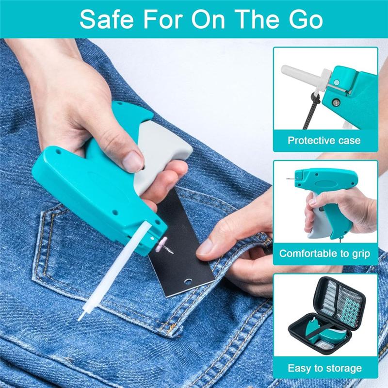 The New Quick Clothing Fixer, Mini Retail Tagginggun For Clothing, Handheldstitch Repair Sewing Machine For Clothes, Hemming