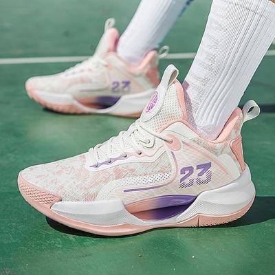 Chaussures de Basket Pratiques pour Hommes en Été Baskets en Mesh Respirant pour Couples Résistantes à l'Usure et à Rebond Chaussures de Sport pour Hommes