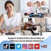 Verbeter uw opnames met onze Professionele Draadloze Lavalier Microfoon 2-Pack - Kristalhelder, Ruisonderdrukkend - USB-C Compatibel - Xin