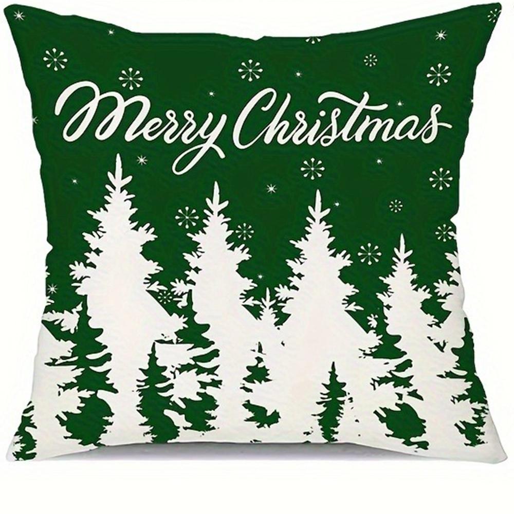 Merry Christmas and New Year decoration Pillowcase Winter Snowflake Reindeer pillow cover Sofa cushion suite home decoration
