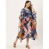 Women Kaftan Multicolor Kaftan Dress Indian Bollywood Party Wear Kimono Kaftan