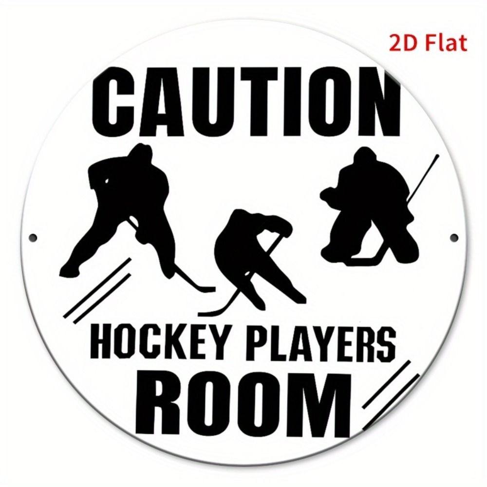 Metal Poster Wall Art Retro Hockey Sign Home Garage Decor