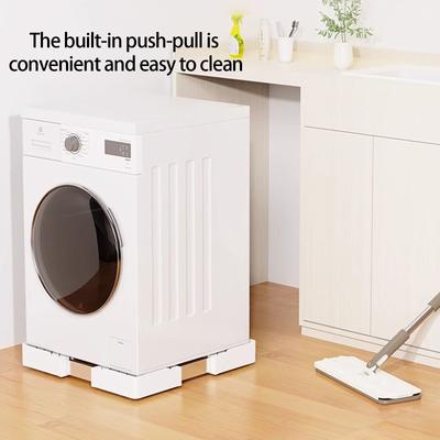 Soporte Base para Lavadora con Apilamiento Ajustable y Ruedas Bloqueables para Lavanderías Compactas Compatibilidad de Longitud 45-70cm
