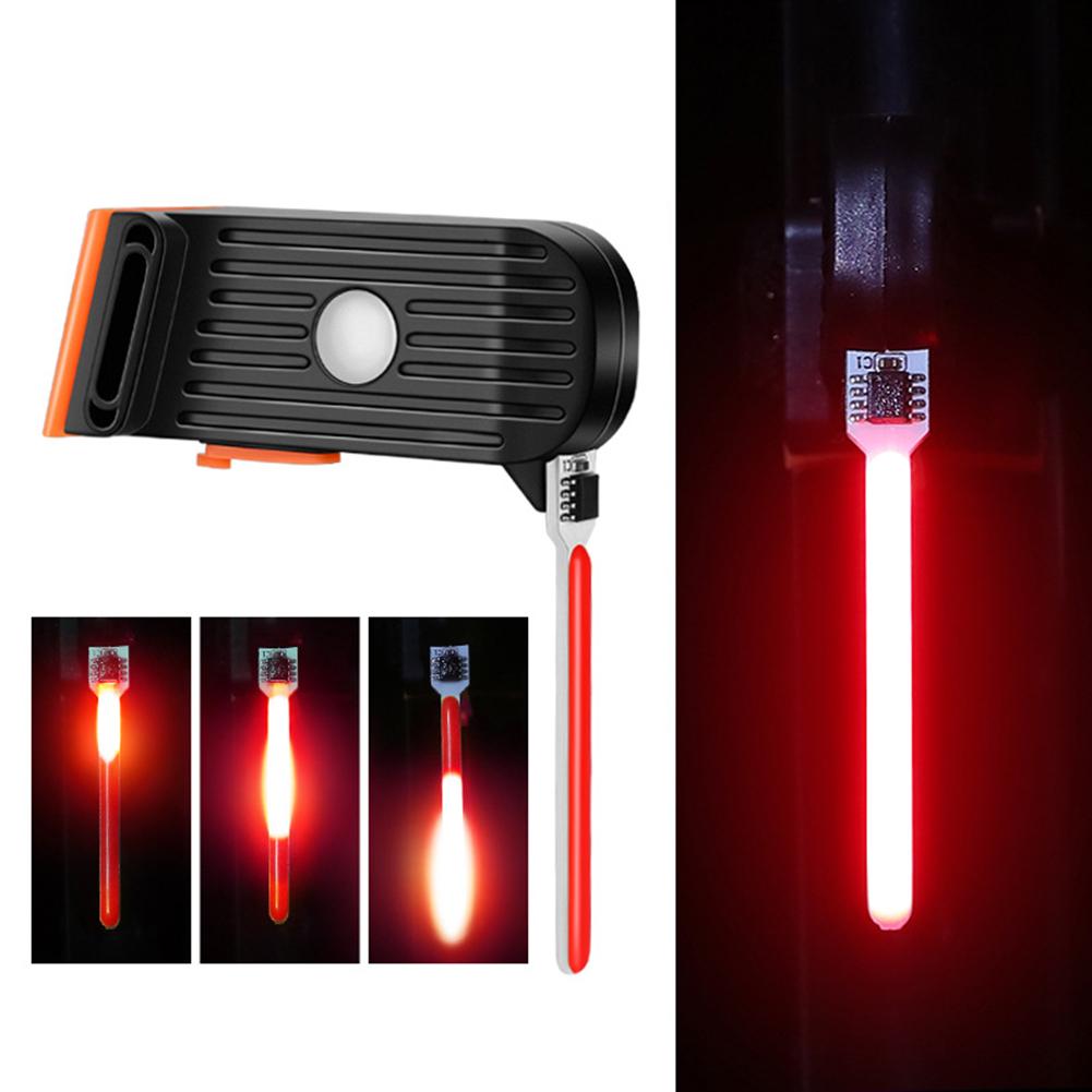 USB Rechargeable Bike Light Waterproof Cycling Light Red