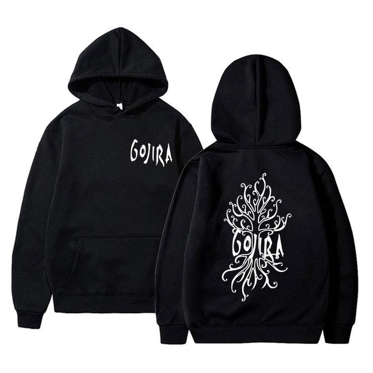 French Metal Band Gojira The Link Alive Music Album Cover Do Fabric Street Hoodie Skating Running Sweatshirt Cyberpunk Style