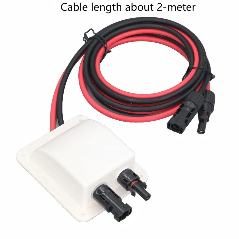 Solar Weatherproof Entry Gland Entry Housing With Extension Cable Solar Connector Solar Project For Rv Yacht Campervan