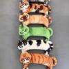 Cat Plush Toy Hanging Keychain With Cartoon Animal Design For Bag Decor And Gifts